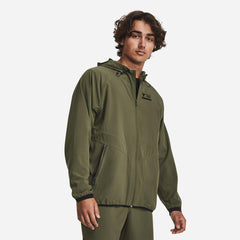 Men's Under Armour Project Rock Unstoppable Jacket - Army Green