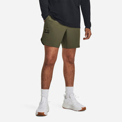 Men's Under Armour Project Rock Unstoppable Shorts - Army Green