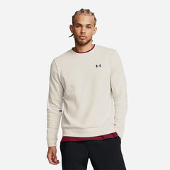 Men's Under Armour Unstoppable Fleece Crew - Beige