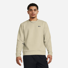 Men's Under Armour Unstoppable Flc Crew Sweatshirt - Beige