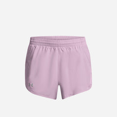 Women's Under Armour Fly By Shorts - Purple