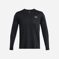 Men's Under Armour Launch Long Sleeve T-Shirt - Black