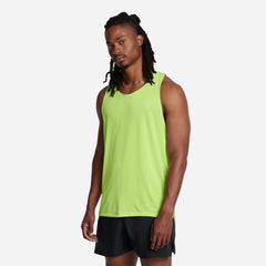 Men's Under Armour Launch Singlet Tank - Green