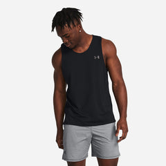 Men's Under Armour Laser Singlet Tank - Black