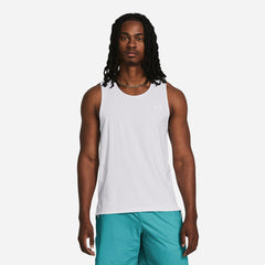 Men's Under Armour Laser Singlet Tank - White