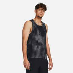 Men's Under Armour Laser Wash Singlet Tank - Black