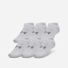 Under Armour Essential No- Show (6 Pack) Socks - White