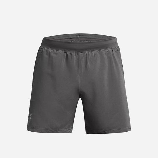 Men's Under Armour Launch 5 Inch Shorts - Gray