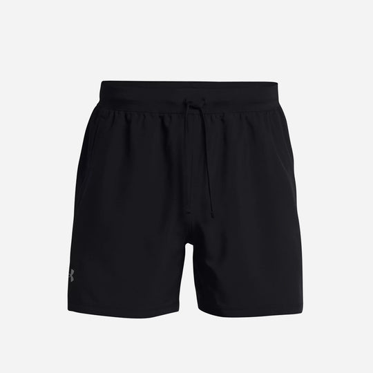 Men's Under Armour Launch 5 Inch Unlined Shorts - Black