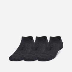 Under Armour Essential 3 Pack No Show Socks - Black