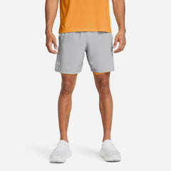 Men's Under Armour Launch 7Inch 2-In-1 Shorts - Gray