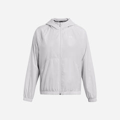 Women's Under Armour Sport Windbreaker Jacket - Gray