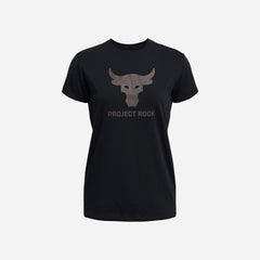 Women's Under Armour Project Rock All Days Graphic T T-Shirt - Black