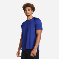 Áo Thun Nam Under Armour Tech Textured Short Sleeve - Xanh Dương