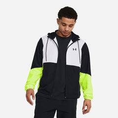 Men's Under Armour Legacy Windbreaker Jacket - Black