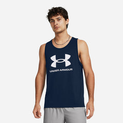 Áo Ba Lỗ Nam Under Armour Sportstyle Logo - Xanh Navy