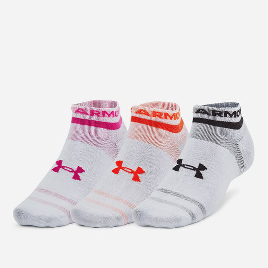 Unisex Under Armour Essential 3-Pack Low Cut Socks - Multicolor