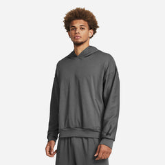 Men's Under Armour Journey Rib Hoodies - Gray