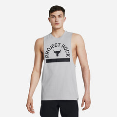 Men's Under Armour Project Rock Payoff Graphic Sl Tank - Gray