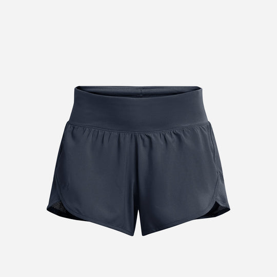 Women's Under Armour Fly By Elite 3'' Shorts - Gray