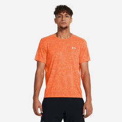 Men's Under Armour Speed Stride Printed T-Shirt - Orange