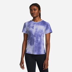 Women's Under Armour Laser Wash T-Shirt - Purple