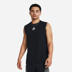 Men's Under Armour Curry Slvs Tank - Black