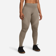 Women's Under Armour Rush Seamle Ankle 7/8 Tights - Brown