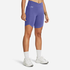 Women's Under Armour Motion Crossover Bike Shorts - Purple