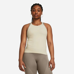 Women's Under Armour Rush Seamless Tank - Beige