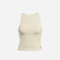 Women's Under Armour Rush Vent Tank - Beige