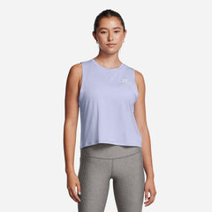 Women's Under Armour Rush Energy Crop Tank - Purple