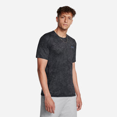 Men's Under Armour Vanish Elite Vent Printed T-Shirt - Black