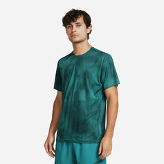 Áo Thun Nam Under Armour Rush Vent Printed Short Sleeve - Xanh Dương