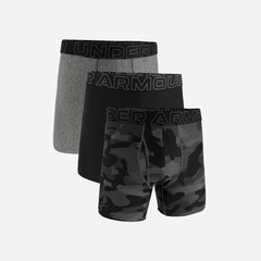 Men's Under Armour Performance Tech 6Inch Underwear - Black