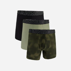 Men's Under Armour Performance Tech 6Inch Underwear - Green