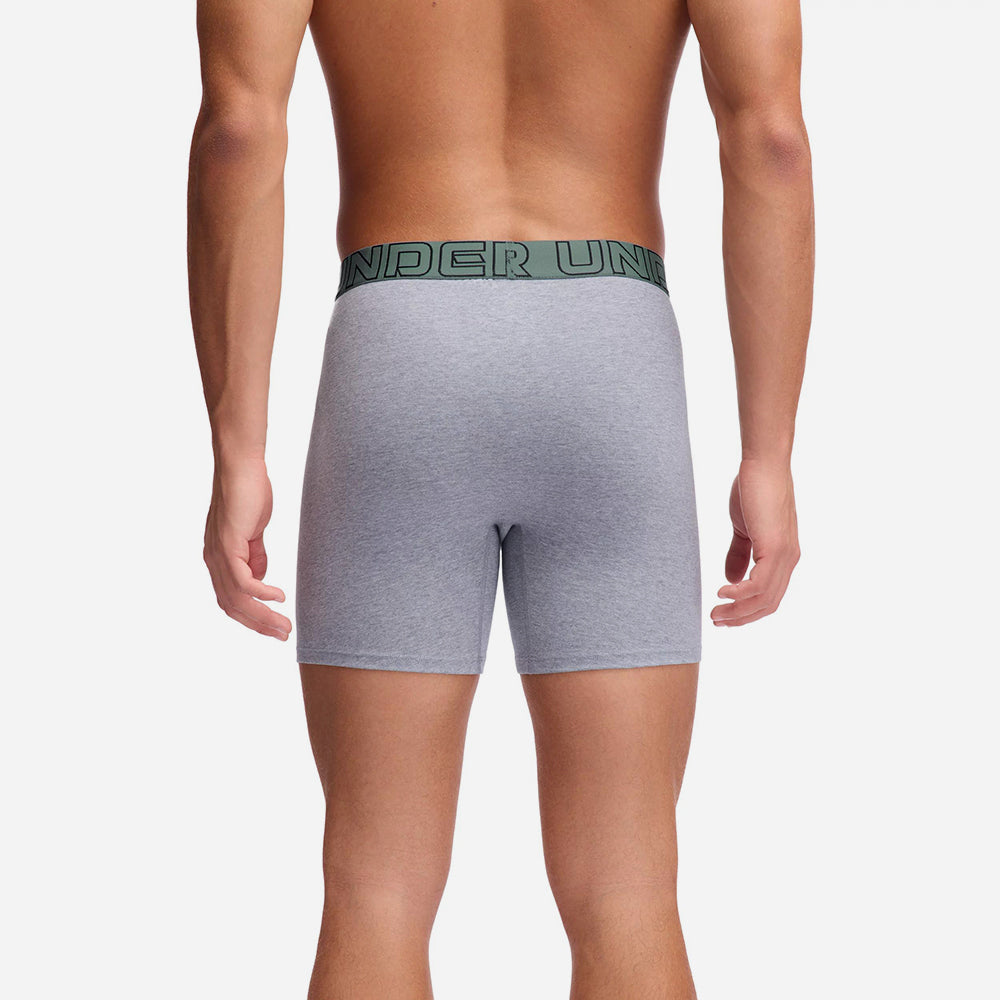 Quần Lót Nam Under Armour Performance Cotton 6 Inch 3-Pack Boxerjock® - Supersports Vietnam