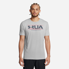 Men's Under Armour Vintage Script T-Shirt - Gray