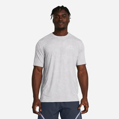 Men's Under Armour Rush Energy Print T-Shirt - Gray