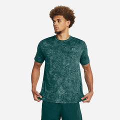 Men's Under Armour Rush Energy Print T-Shirt - Green