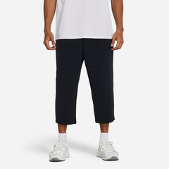 Men's Under Armour Unstoppable Flc Baggy Crop Pants - Black