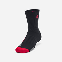 Under Armour Curry X Bruce Lee Lunar New Year Playmaker Mid-Crew Socks - Black