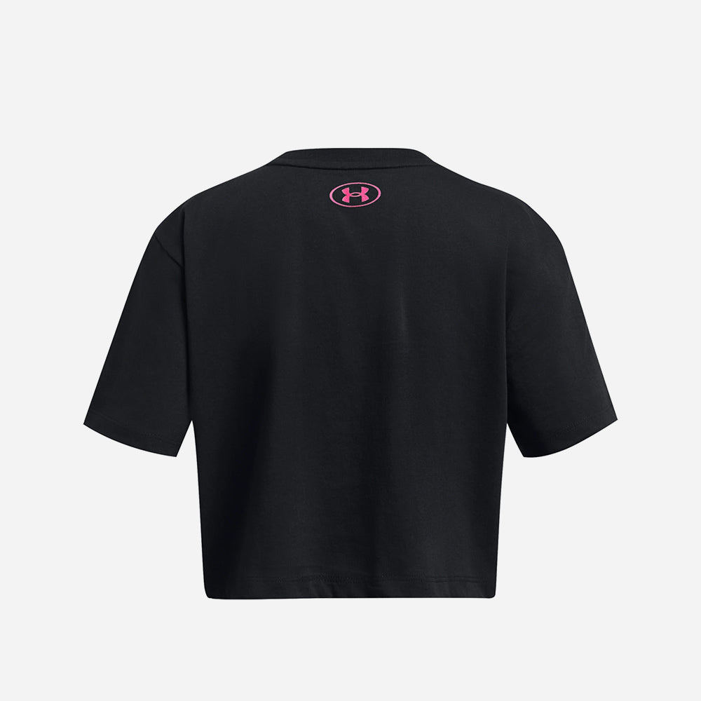 Áo Thun Bé Gái Under Armour Project Rock Campus Crop - Supersports Vietnam