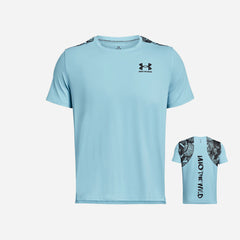 Áo Thun Nam Under Armour Iso-Chill Wild 2 Short Sleeve - Xanh Dương