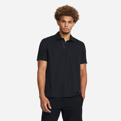 Men's Under Armour Tour Tips Polo Shirt - Black