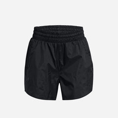 Women's Under Armour Vanish Crinkle Long Shorts - Black