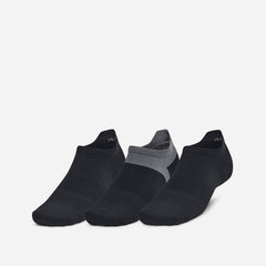 Under Armour Armourdry Run Lite No Show Socks - Black