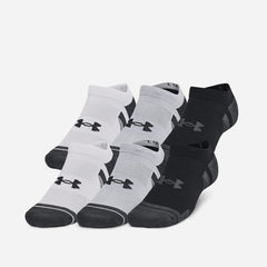 Under Armour Performance Tech 6 Pack No Show Socks - Multicolor