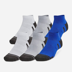 Under Armour Performance Tech 6Pack Low Cut Socks - Blue