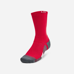 Under Armour Team Crew Hi-Quarter Socks - Red